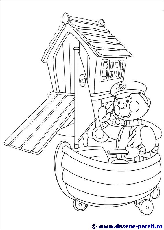 andy pandy desene colorat
